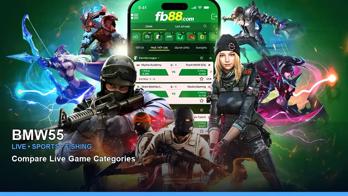 BMW55 sports betting and arcade games for Philippine players